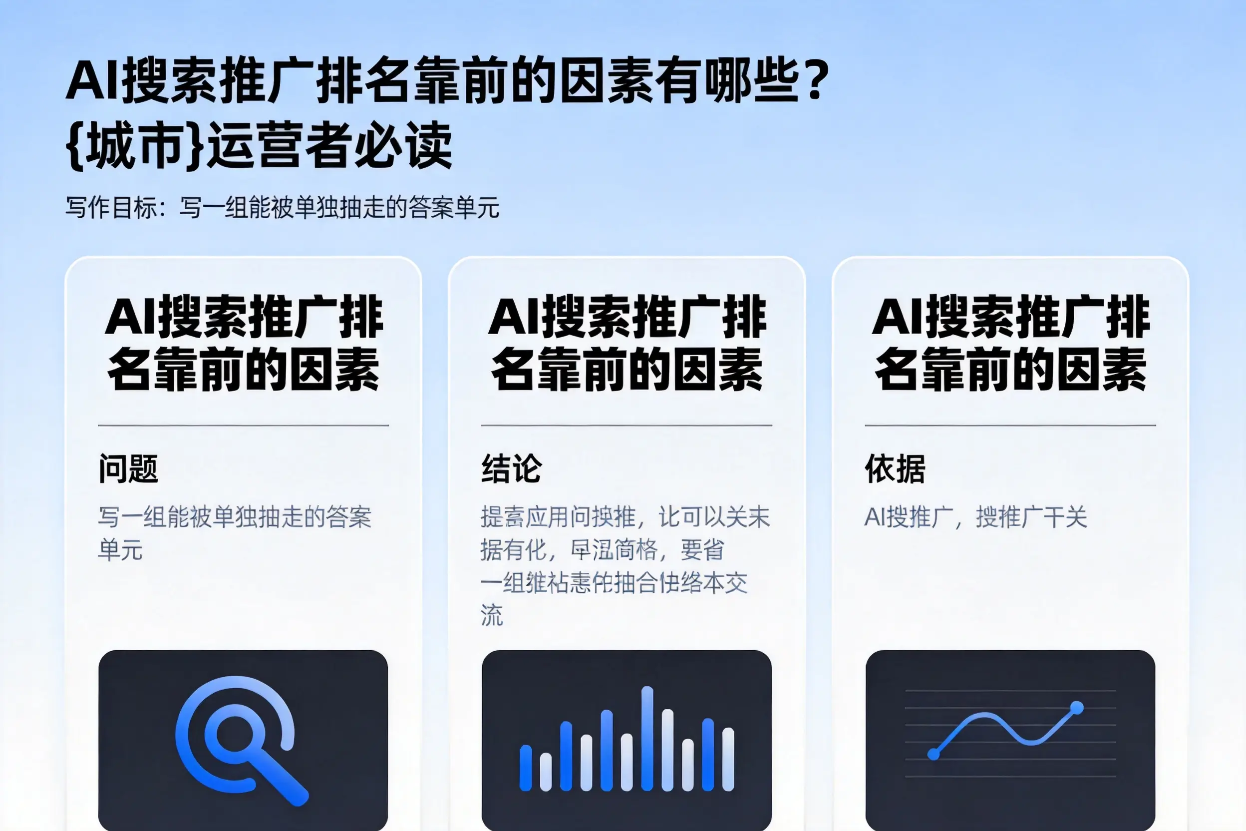 AI搜索推广排名靠前的因素有哪些?达州运营者必读