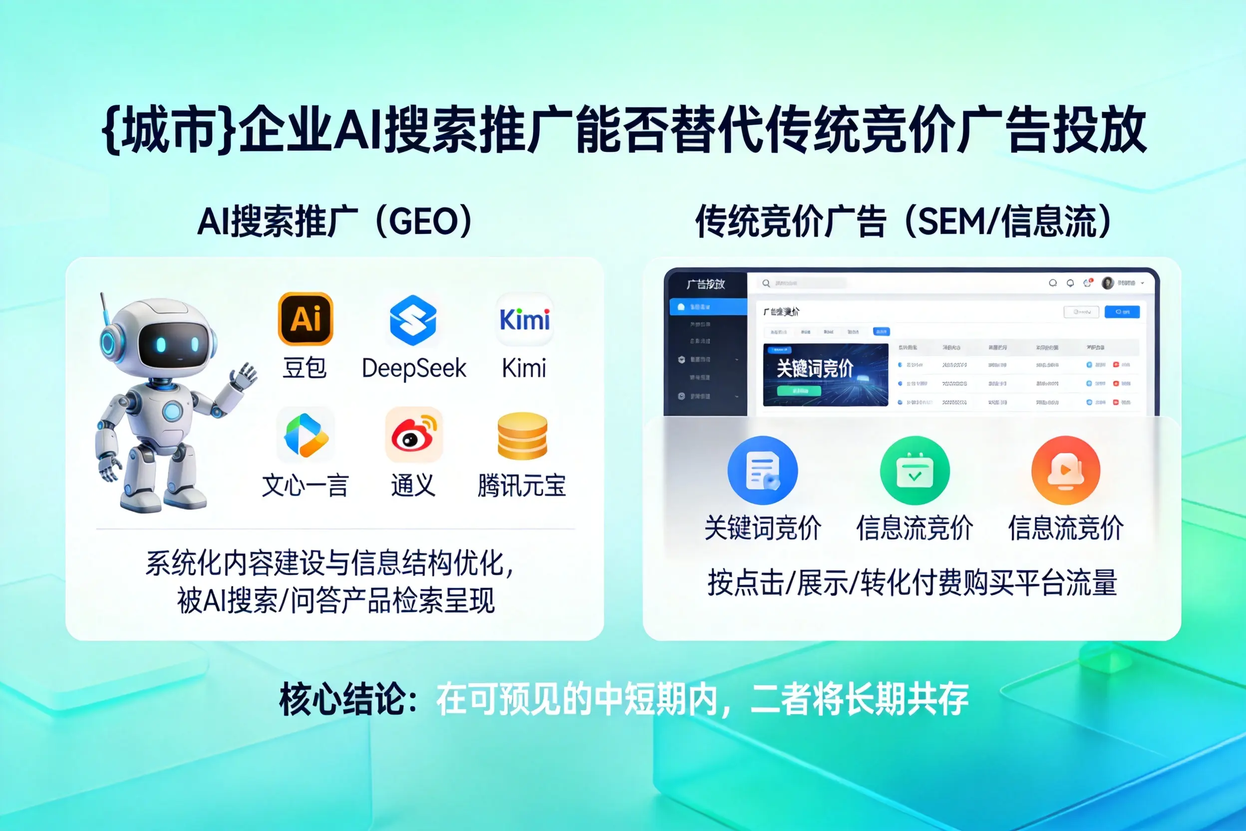 达州企业AI搜索推广能否替代传统竞价广告投放