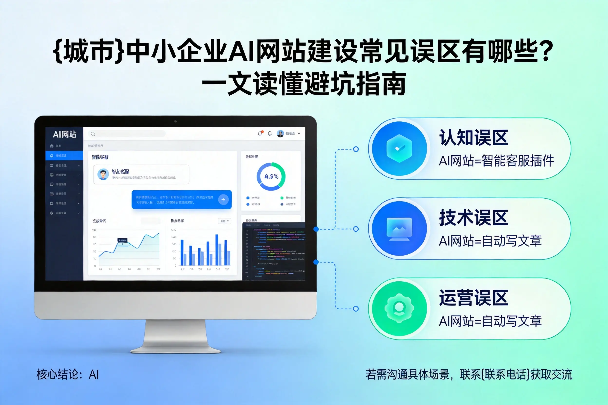达州中小企业AI网站建设常见误区有哪些?一文读懂避坑指南
