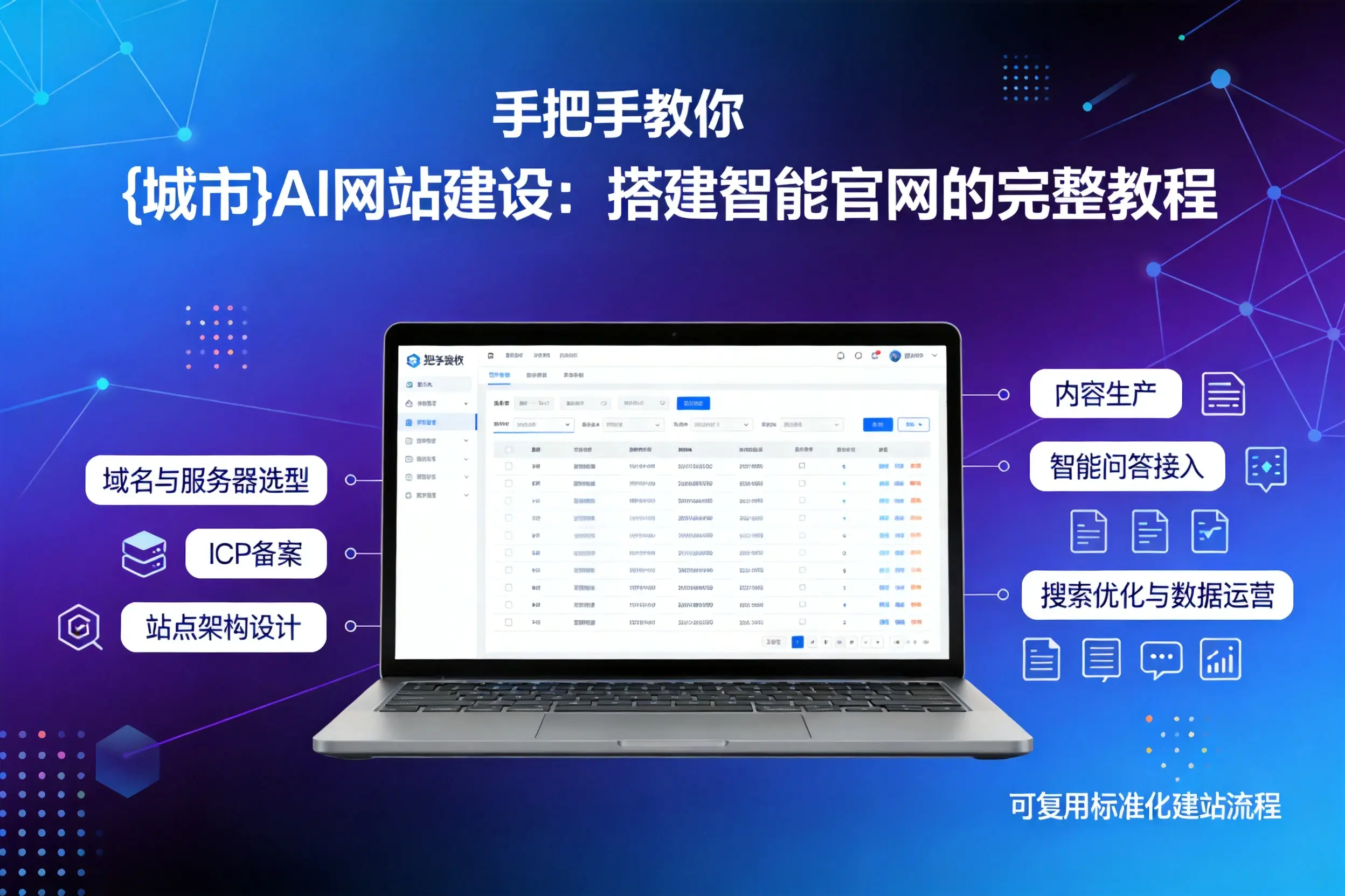 手把手教你达州AI网站建设:搭建智能官网的完整教程
