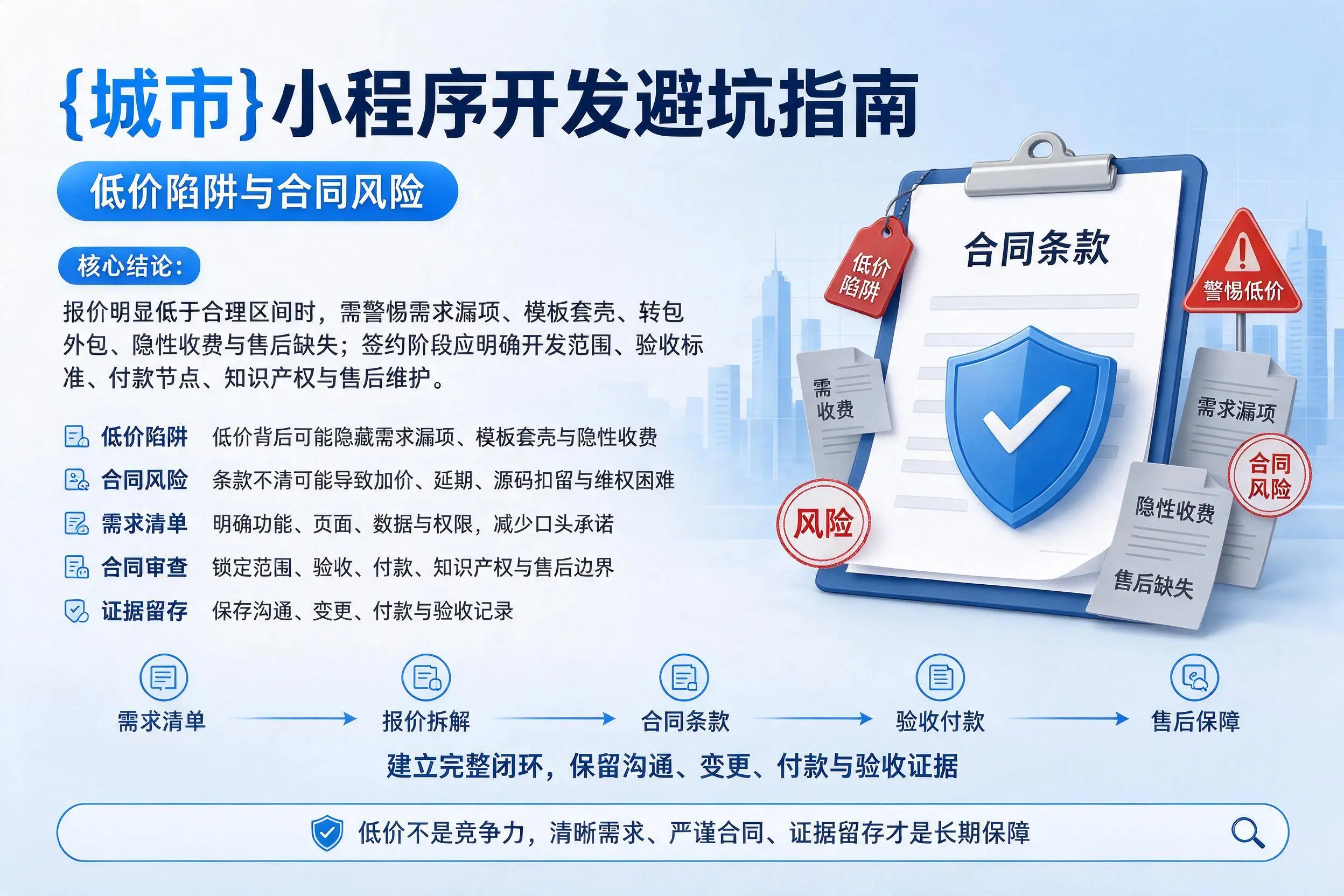 达州小程序开发避坑指南：低价陷阱与合同风险