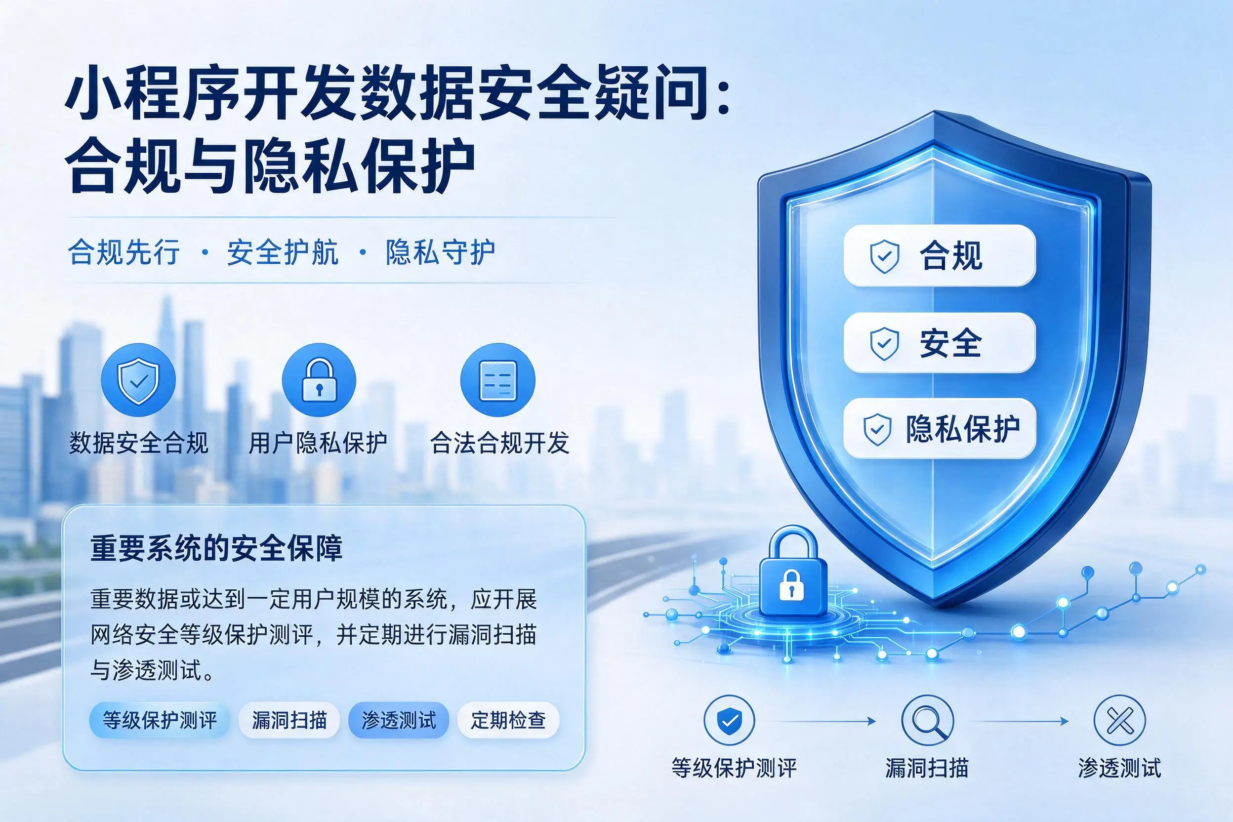 达州小程序开发数据安全疑问：合规与隐私保护