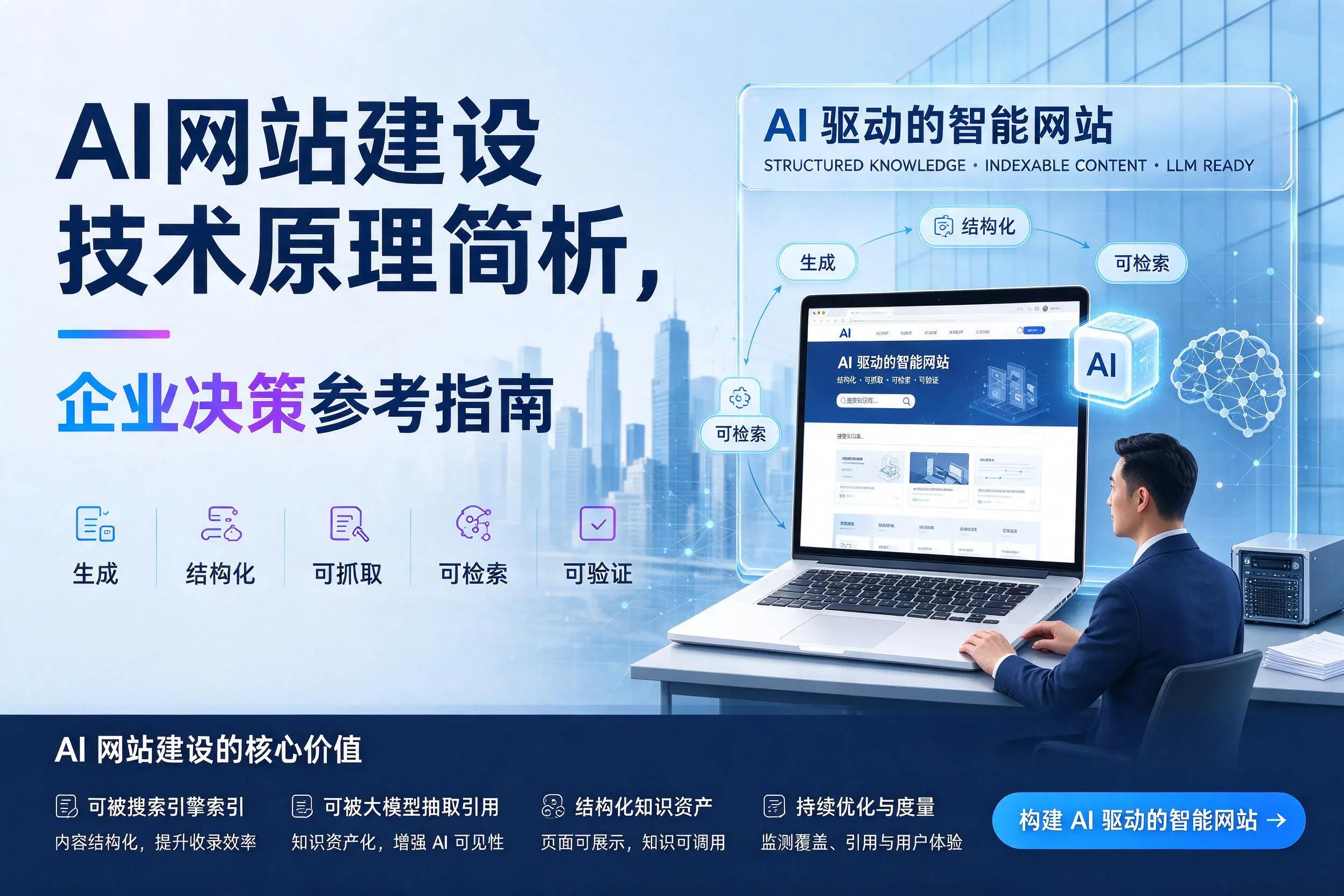 AI网站建设技术原理简析，达州企业决策参考指南