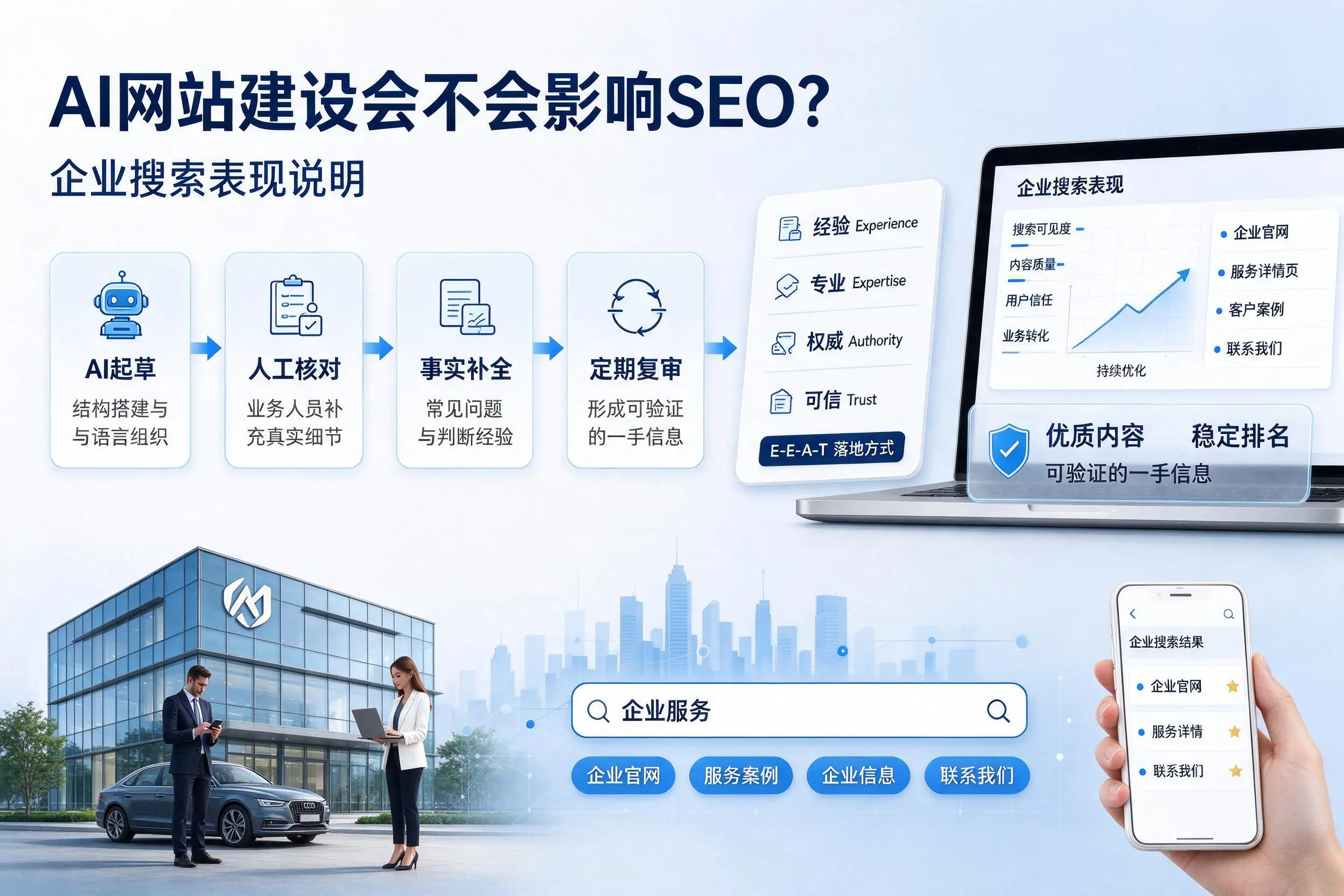 AI网站建设会不会影响SEO？达州企业搜索表现说明