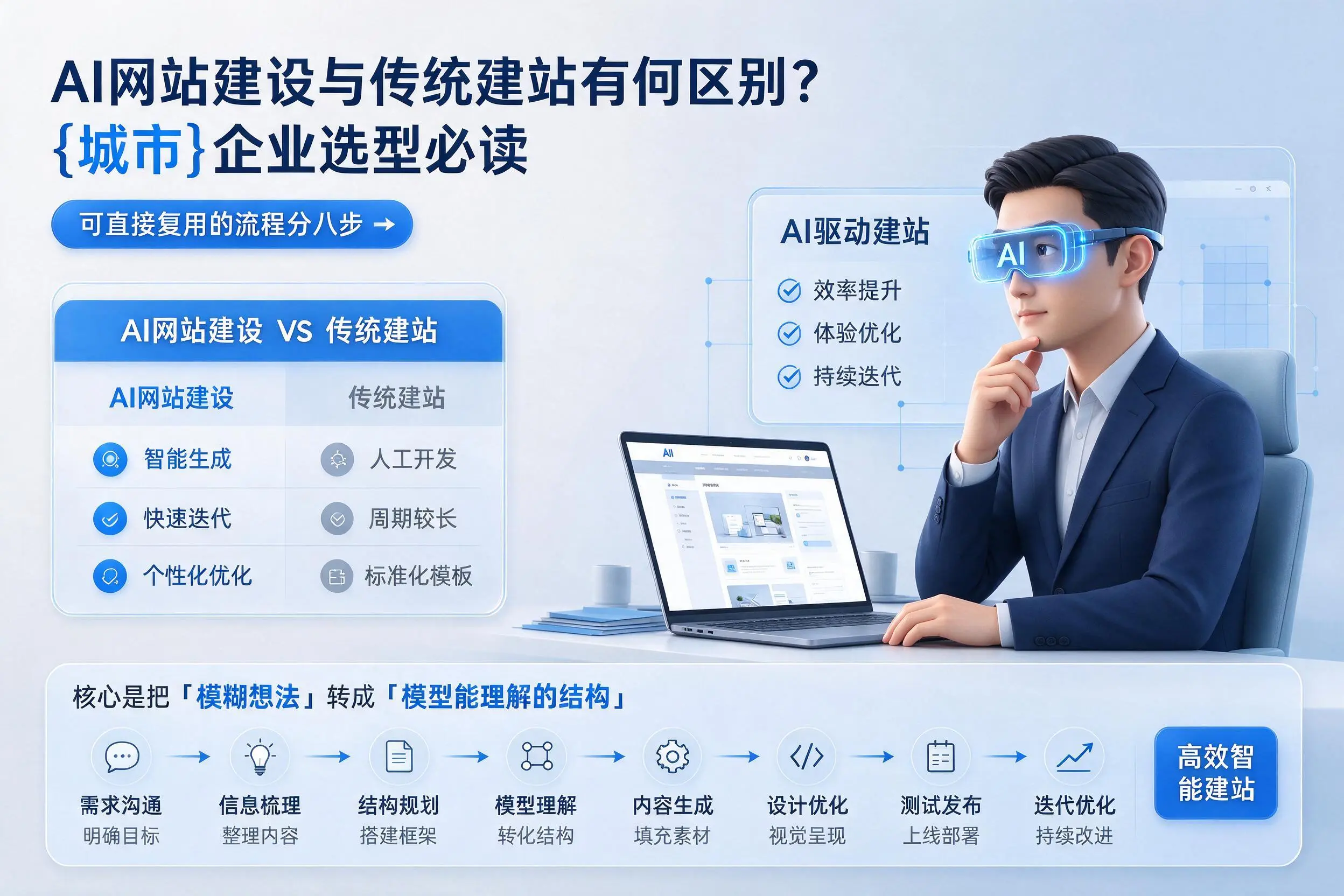 AI网站建设与传统建站有何区别？达州企业选型必读