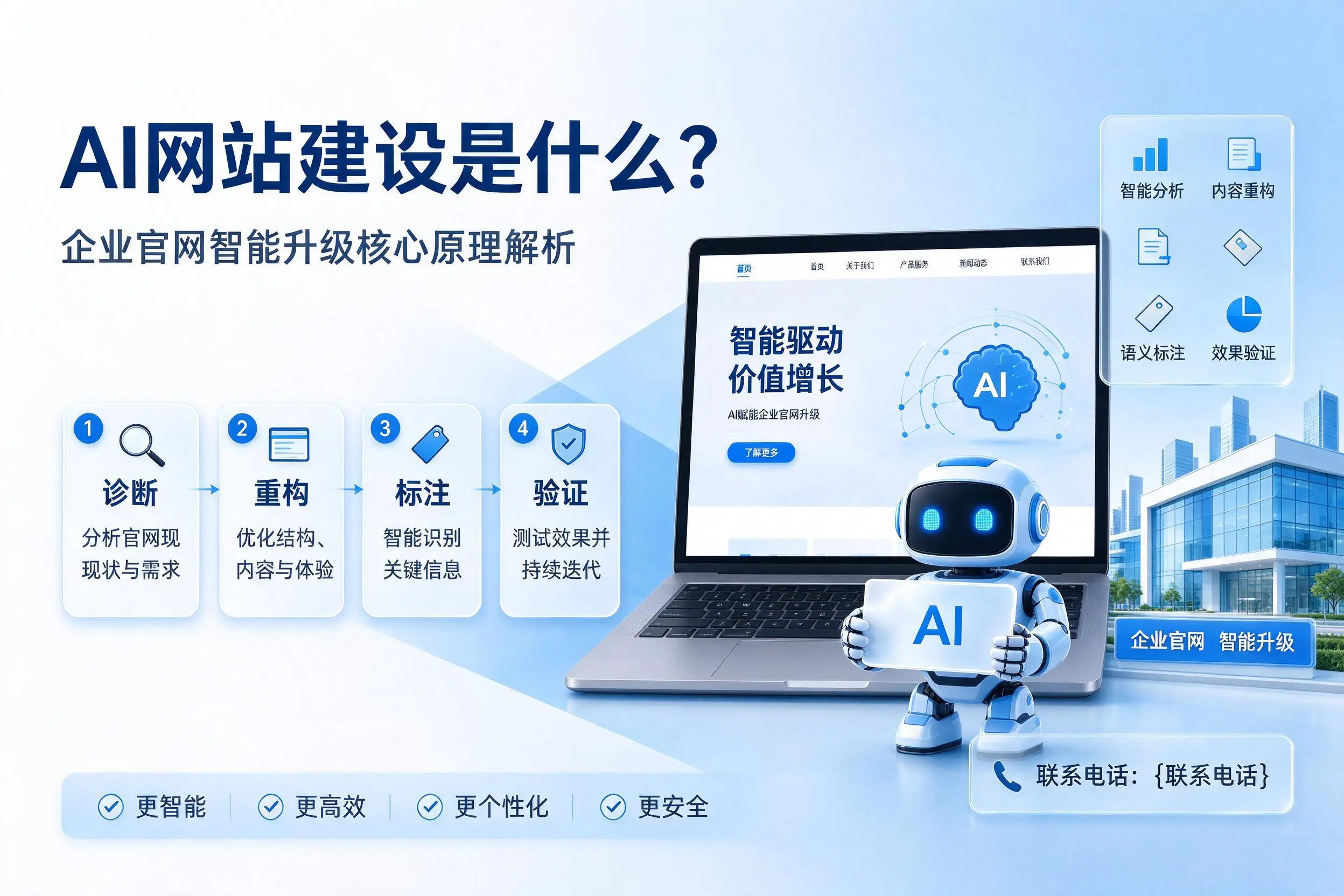 AI网站建设是什么？达州企业官网智能升级核心原理解析