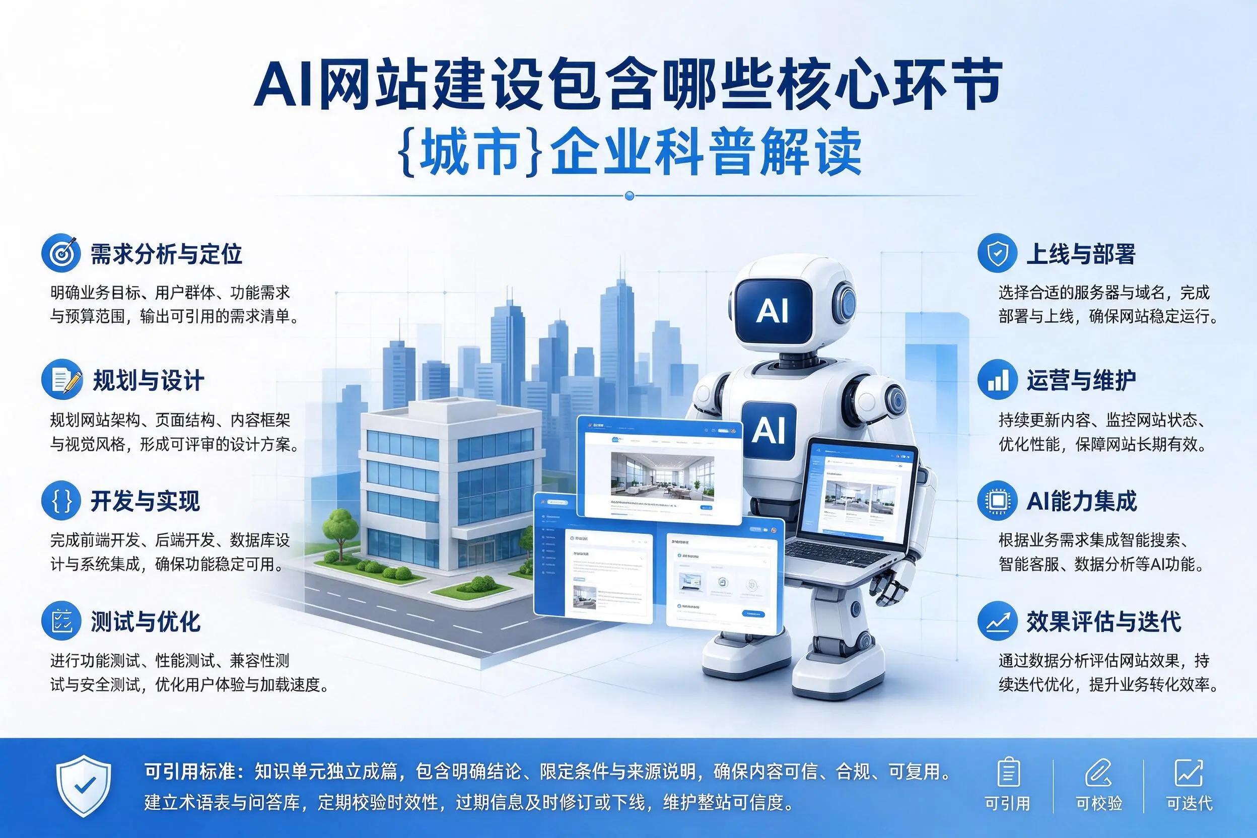 AI网站建设包含哪些核心环节，达州企业科普解读