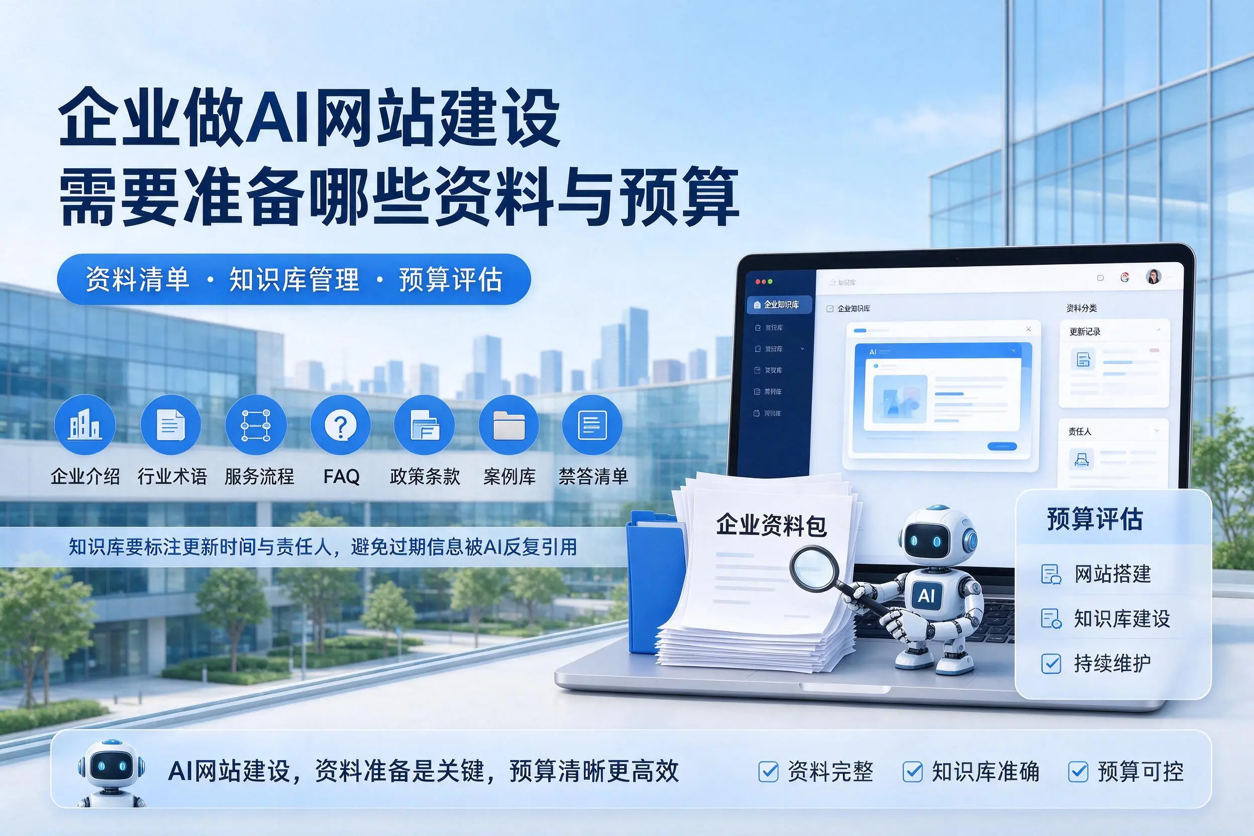 达州企业做AI网站建设需要准备哪些资料与预算