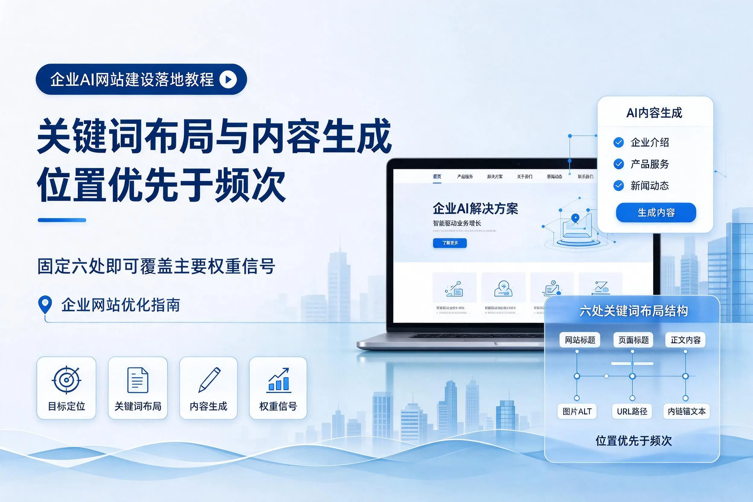 达州企业AI网站建设落地教程:关键词布局与内容生成